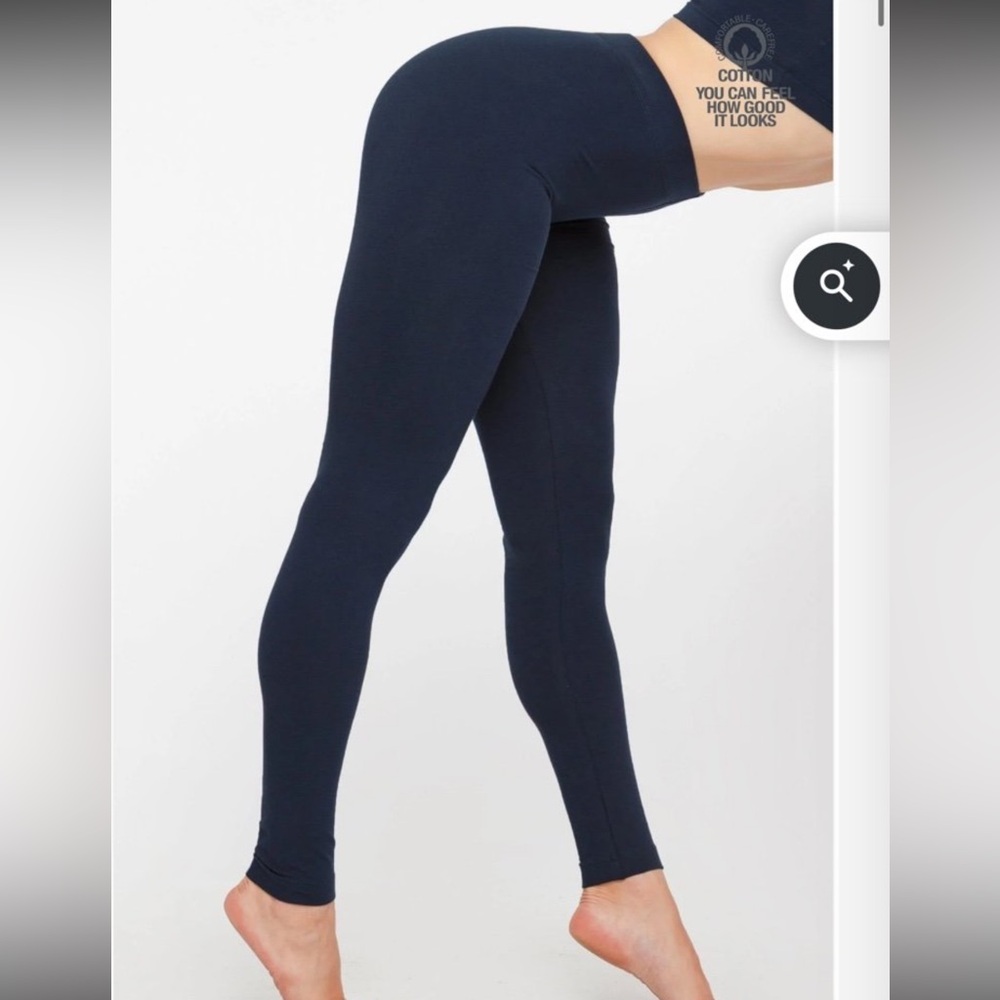 NWT los angeles apparel leggings in navy